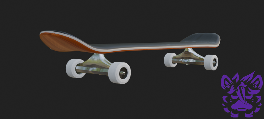 SebbyDuck's tweet photo. Made a barbell and a skateboard on blender ! 
#blender3d #blender #3D #3DCG https://t.co/oyLC02FNZe