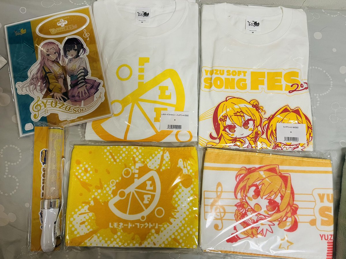 ゆずソフトSONGFES2026 事前注文していたグッズが届いたぜ