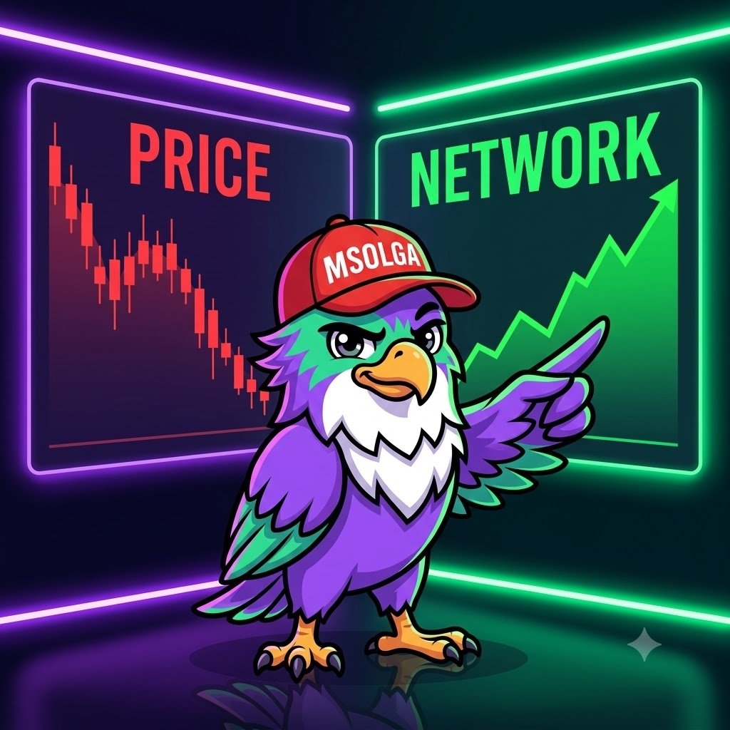 msolgatoken's tweet photo. SOL: 7 million active addresses.
1,100 transactions per second.
On-chain activity near all-time highs.

Price near yearly lows.

The chain has never been more alive.
The price has never been more wrong. 🦅

CA: J4q59PR3q9aMA4zp3sPkzPvdMP1fhNipMMEQATzzpump

$MSOLGA #MSGA #Solana https://t.co/cJZoNEdR5y