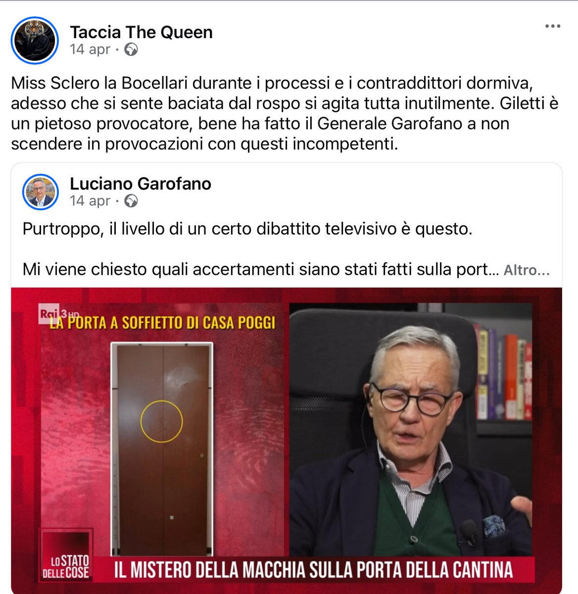 Rita_Cavallaro's tweet photo. Mentre la Procura di Roma indaga sulle gravissime minacce di morte nei miei confronti, arrivate al culmine di mesi di attacchi e persecuzioni messi a segno da una serie di personaggi, l’avvocato di #Sempio, Angela Taccia, legittima una delle pagine più attive della strategia del fango, la fantastica Taccia The Queen (GayxBrindisi 🤔). Tutto regolare, assicura la legale, anzi addirittura da ringraziare. 
Ecco un paio di perle “regolari” per la Taccia, un mix tra sessismo becero e omofobia. 
#Garlasco