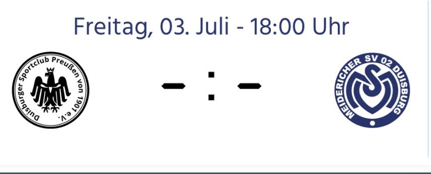 MSVDuisburgENG's tweet photo. Another day, another friendly 🏃♂️
Local team Preußen von 1901 host Die Zebras at 6pm (DE). Another chance to get some minutes under the belt in front of a local crowd 🦓💙
#MSV | #Duisburg https://t.co/mblszgCDyG