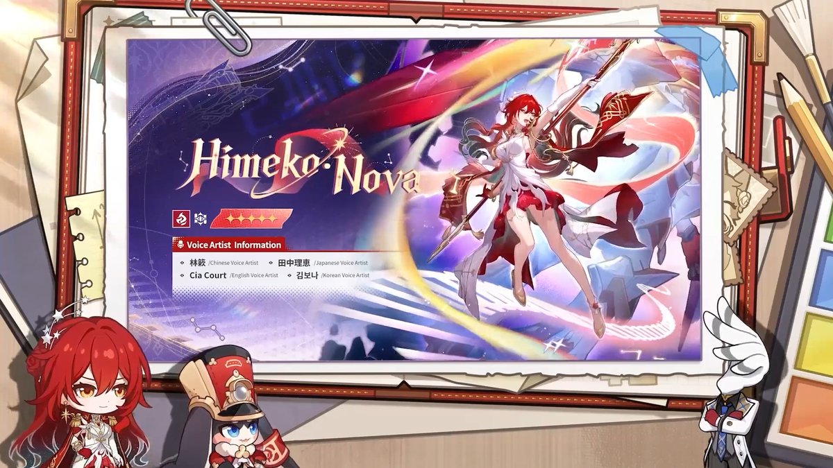 DailyHimeko_M's tweet photo. POM POM DESCRIBES HIMEKO NOVA LIKE A "VALIANT VALKYRIE" https://t.co/RKzU6CNCkS