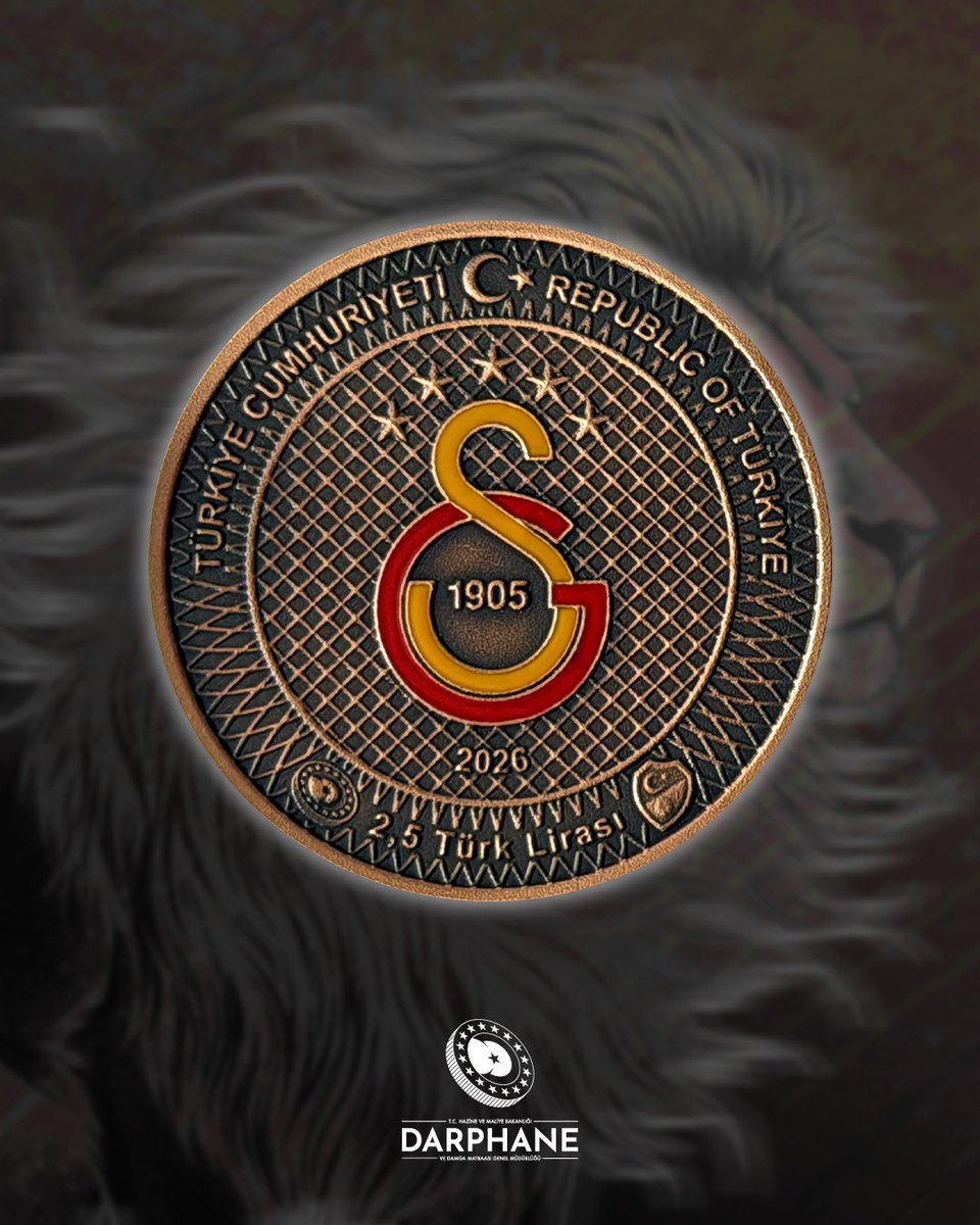DarphaneGM's tweet photo. Galatasaray 26. Şampiyonluk Bronz Hatıra Parası, 07.07.2026 Salı Günü Saat 10:00'da satışa sunulacaktır.
Detaylı Bilgi İçin:
https://t.co/r28zP797it
Hatıra Para satışa sunulduğunda aşağıdaki bağlantı üzerinden temin edebilirsiniz.
https://t.co/jJrrs5xTLf https://t.co/5PpHf25QsK
