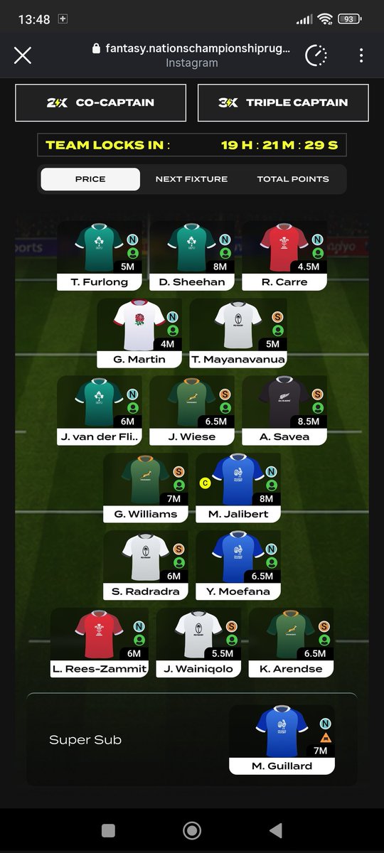 RopaingTamack2's tweet photo. My team for the 1st Round of the #NationsChampionship 💥 https://t.co/Owa79jfu1B