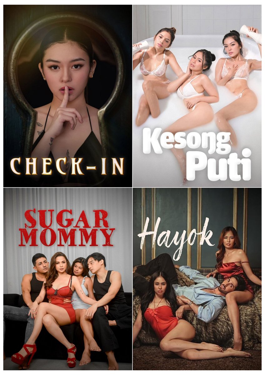 rajmohan2blue's tweet photo. Erotic 🔞 Movies watched - MAY & JUNE 2026
1. #Hayok
2. #KesongPuti
3. #CheckIn
4. #SugarMommy https://t.co/Zsy15tlsCN