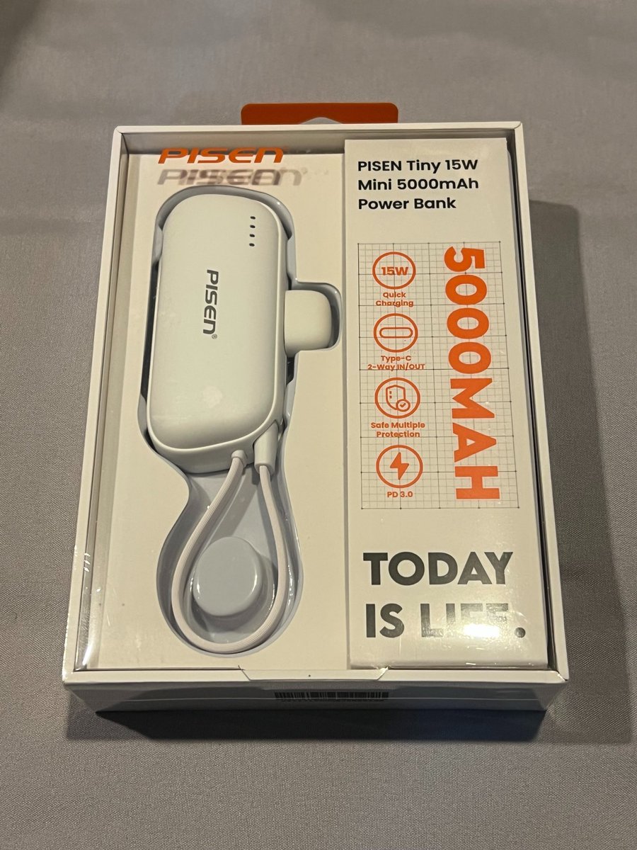 fulliemarket's tweet photo. (ขาย/พร้อมส่ง)

💭 pisen tiny 15w mini 5000mAh สีขาว

250 baht (รวมส่ง)

สนใจ dm ได้เลยค่า 

#FullyChargedWithPisen  #PisenXKengNamping 
#PisenThailand https://t.co/4JQlU38Rmf