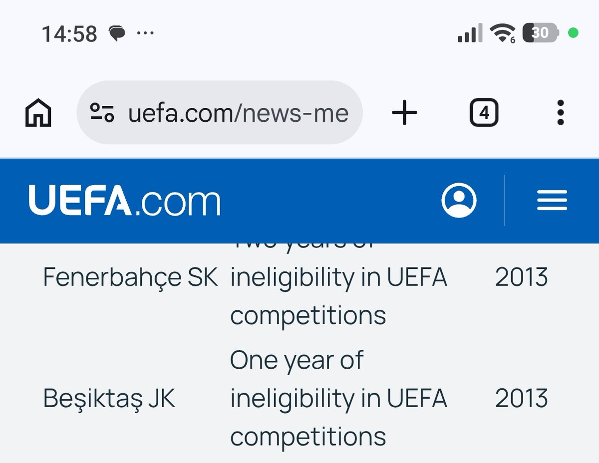 avokadoadam's tweet photo. @12numaraorg @Trabzonspor Son olarak Uefa sitesinde Fenerbahçenin adı neden yazılı benim İngilizcem yok, onunda Türkçesini açıklar mısın? match fixing falan yazıyor https://t.co/gbgKfi7mSj