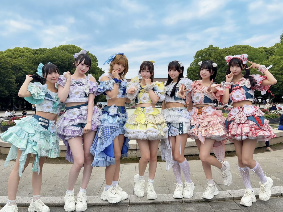 今日は上野公園！ ライブも特典会もとっても楽しかった~!!🥺♡ 7月