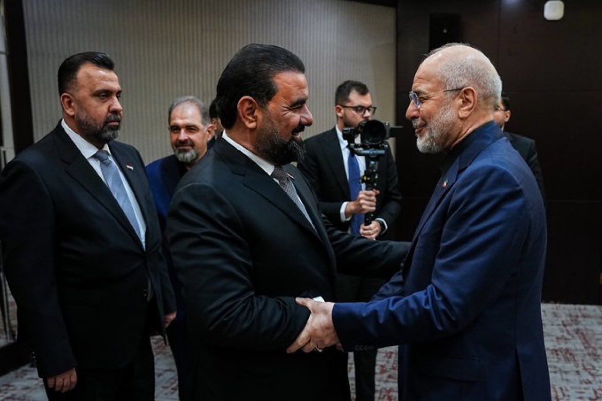 Mr__Tragic's tweet photo. دیدار رئیس مجلس عراق  با  مسئول بستن مجلس ایران: https://t.co/yyy2vDhXMs