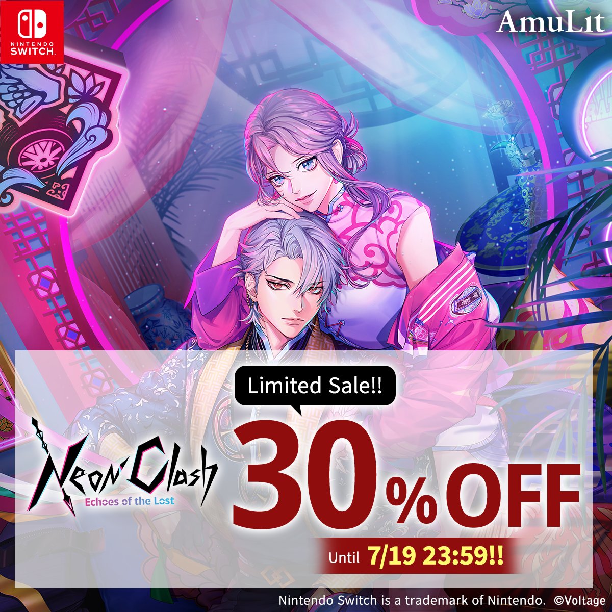 NeonClash_EL's tweet photo. Ice in your drink, neon on your screen. 🍹📺

Your chance to grab #NEcho at a 3⃣0⃣% discount is HERE.
Upgrade your summer staycation while the eShop sale is live! 🌊🍃

Your perfect getaway is just a click away. 💖👇
https://t.co/hXs0a8b32b https://t.co/WM7DEg485T