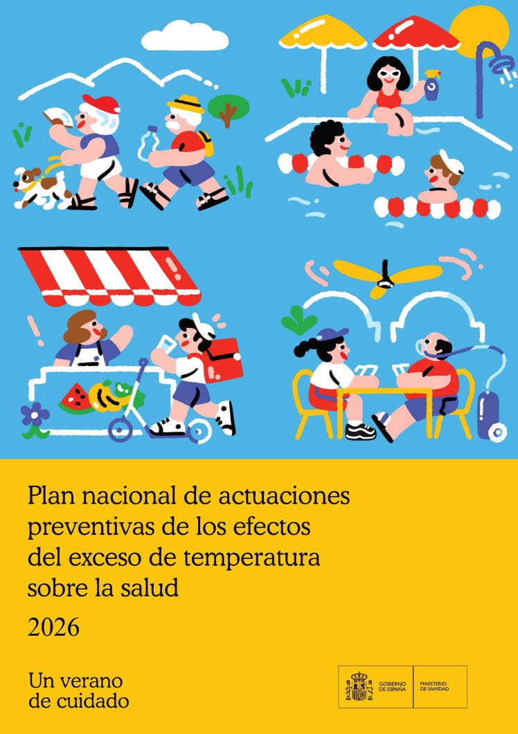GVAinvassat's tweet photo. 🔥🌡️ Accede al Plan Nacional de actuaciones preventivas frente a los efectos del exceso de temperatura sobre la salud (2026) de @sanidadgob.
👉https://t.co/kzh1XQqB6b
📘 Espacio #INVASSAT sobre #AltasTemperaturas: https://t.co/rNIuPHUtAG
#PRL #SSL #GolpeDeCalor https://t.co/mjhdClNAE0