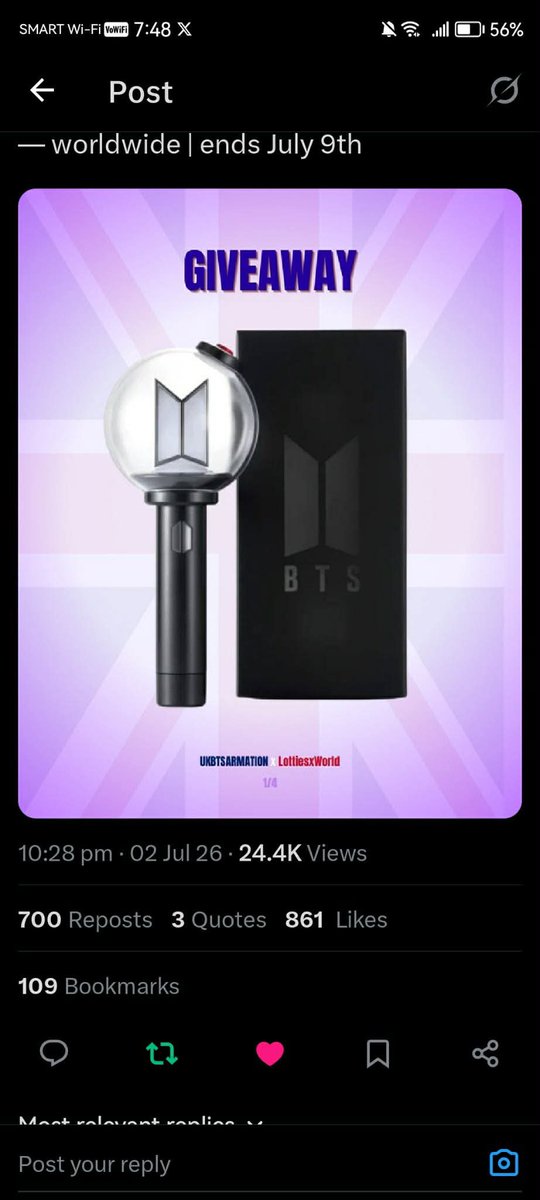 snlovestars's tweet photo. @LottiesxWorld @UKBTSARMATION @cokodive BTS saves and heals me through their music. But they made a big impact to my mom. I would give this to my mom who is a certified and 100% ARMY! My mom and I will watch the con next year, day 2!  Praying, hoping, and manifesting! 💜 thank you! 

@luckyylunaaa https://t.co/ZsMdDDTTQG