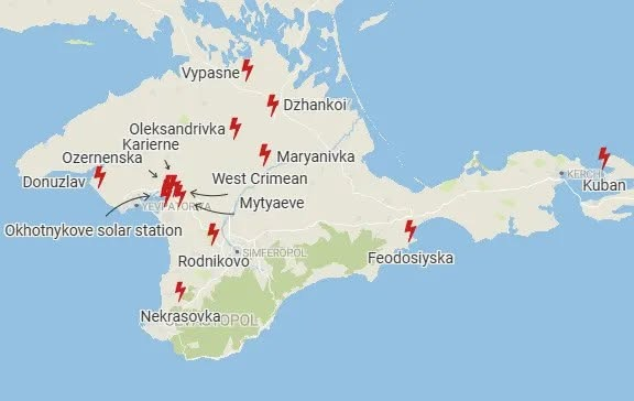jalle51's tweet photo. STRATEGIC CHECKMATE – UKRAINE IS DISMANTLING CRIMEA PIECE BY PIECE! 🗺️⚡🦅While casual observers only see isolated drone strikes, what we are witnessing is a masterclass in progressive military doctrine. Ukraine is systematically deconstructing the Russian occupation of Crimea through four calculated phases:🛡️ Months ago, Russian air defenses across the peninsula were systematically neutralized.  🔥 Once the skies were cleared, deep-strike drones moved in to incinerate fuel depots and refineries.  🚛 Next, they targeted highways, bridges, and transport fleets to choke off heavy military supply logistics.  ⚡ Now, the target is the electrical grid infrastructure.During the opening 48 hours of July alone, Ukraine's Unmanned Systems Forces (USF) successfully crippled 12 vital electrical substations across the southern operational sector, directly impacting Crimea and the Sea of Azov region.  My take – The Logistical Nightmare:This campaign is doing far more than just turning off the lights. Knocking out these specific substations completely paralyzes the electric railway network—the primary logistics artery Moscow uses to transport heavy fuel and armor to the front lines. The occupation forces are now forced to swap to diesel locomotives, which drastically exacerbates their nationwide fuel hemorrhage since these older trains consume immense amounts of diesel.  OSINT mapping confirms the grid is in a state of cascading failure. Overnight, gas distribution nodes and substations were also neutralized deep in occupied Luhansk and Donetsk. Kyiv is suffocating Russian logistics to absolute zero. The clock is ticking, the military trains are stranded, and darkness is enveloping Crimea! ⏳⚡🇺🇦