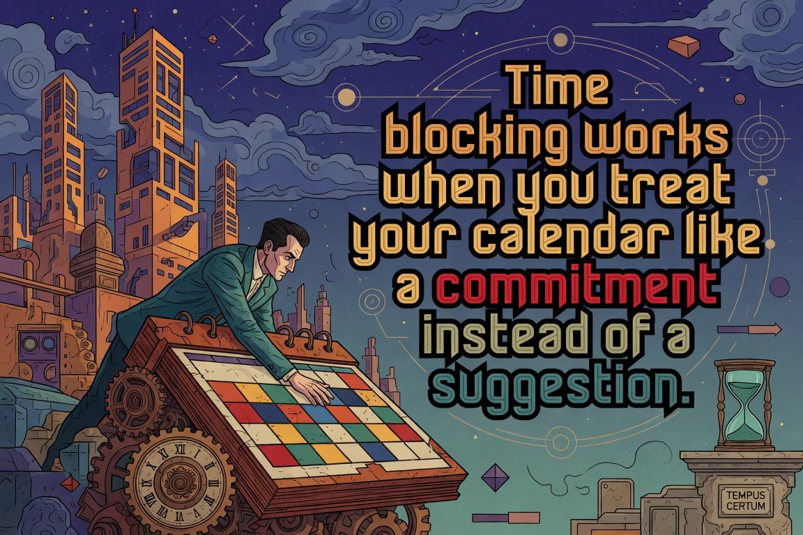 DisciplineCS's tweet photo. Time blocking works when you treat your calendar like a commitment instead of a suggestion. You decide in advance what gets your attention and when.
How much of your week is currently blocked for the things that matter most?
#TimeBlocking #TimeManagement #SelfDiscipline https://t.co/OvyyANGkGb