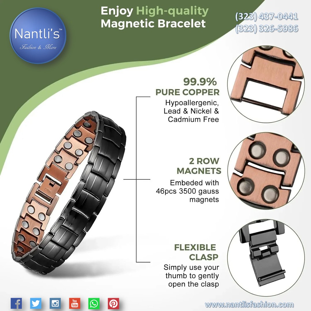 nantlis's tweet photo. Bracelets for men in the United States https://t.co/ulWOfugmfG
#pulseras #brazaletes #bracelets #energybracelets #pulserasmagneticas #pulserasmodernas #magnetictherapybracelets #magneticbracelets #modernbracelets #trendingbracelets #nantlis #trending #trendingfashion https://t.co/zgCHshiB69