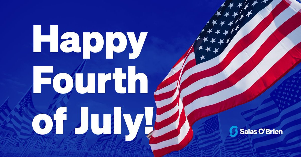 salasobrien's tweet photo. This July 4th marks 250 years of a nation built on freedom, opportunity, and the shared work of generations. An important milestone that asks us to honor what came before while staying committed to what comes next.

To our team members, clients, and partners across the United States, happy Fourth of July!

#EngineeredForImpact #IndependenceDay #4thOfJuly #America250