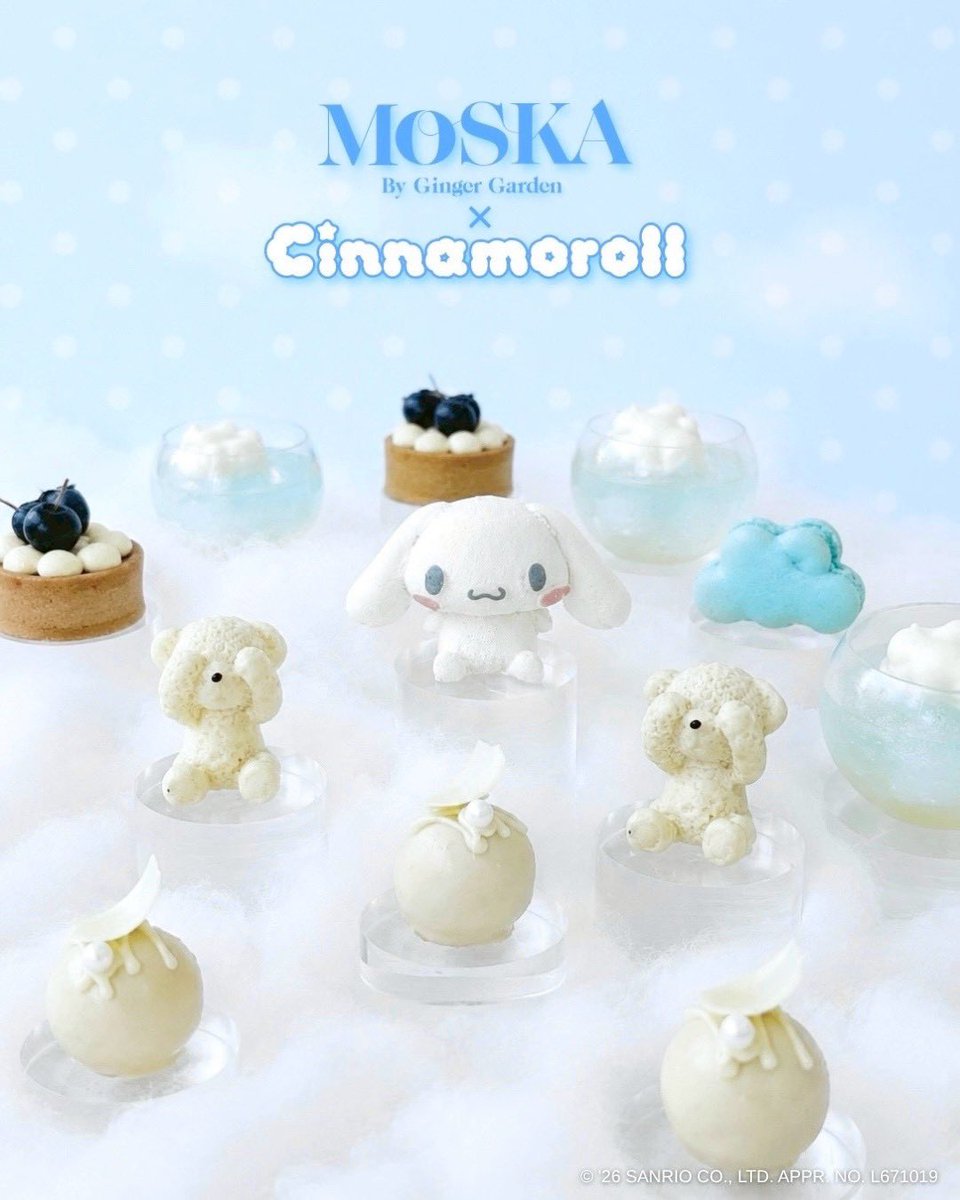 _GingerGarden_'s tweet photo. 🩵💎૮ .  ̫ .｡ ა🐩🏳 🩵💎૮ .  ̫ .｡ ა🐩🏳

　　🩵シナモロール ×MOSKA🩵

「シナモロール がそのままムースに‥🥄」
　　　　　🩵6/24-8/23🩵

🩵💎૮ .  ̫ .｡ ა🐩🏳 🩵💎૮ .  ̫ .｡ ა🐩🏳
予約🩵 https://t.co/DATNlAcsxu https://t.co/8aVWDLTPed
