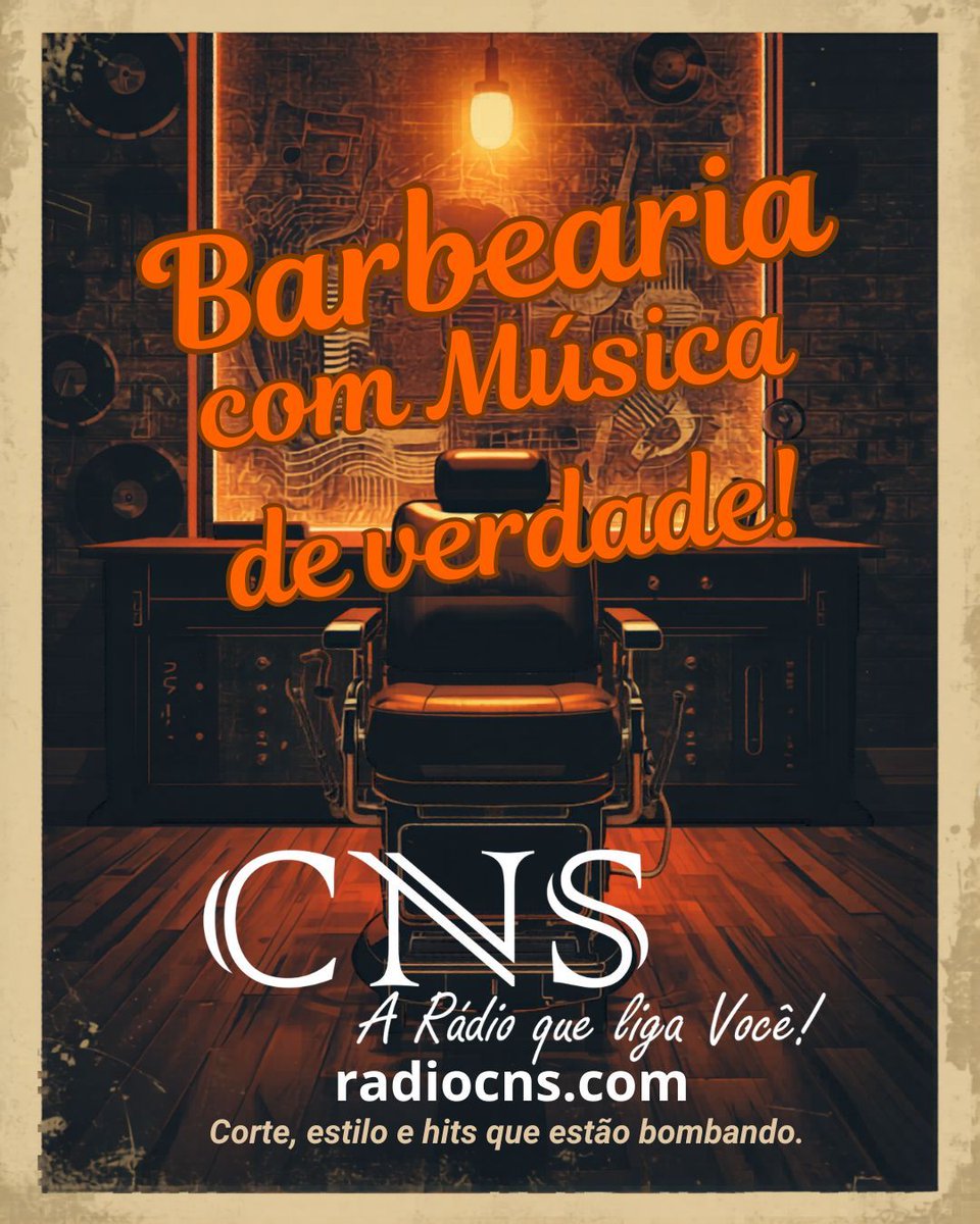radiocns's tweet photo. Alô, você dono de #barbearia! Coloque música boa no #ambiente!
#CNS ► https://t.co/RGoQ6aAIOn 🎧️ ✌️
#Aradioqueligavoce #hitz #Canoas #webradio #Playlist #radioonline #sextou
#music #FanáticosPorMúsica #finde #FifaWorldCup #CopaDoMundo #Omelhordopop #Publicidade #marketing https://t.co/YIYAn3cXR3