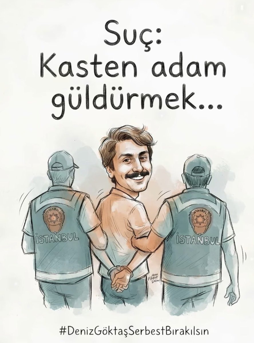 mehmetbender's tweet photo. Memleketin suçluları da komik 🚬#DenizGöktaşSerbestBırakılsın Deniz Göktaş https://t.co/r1mhenRs1Y