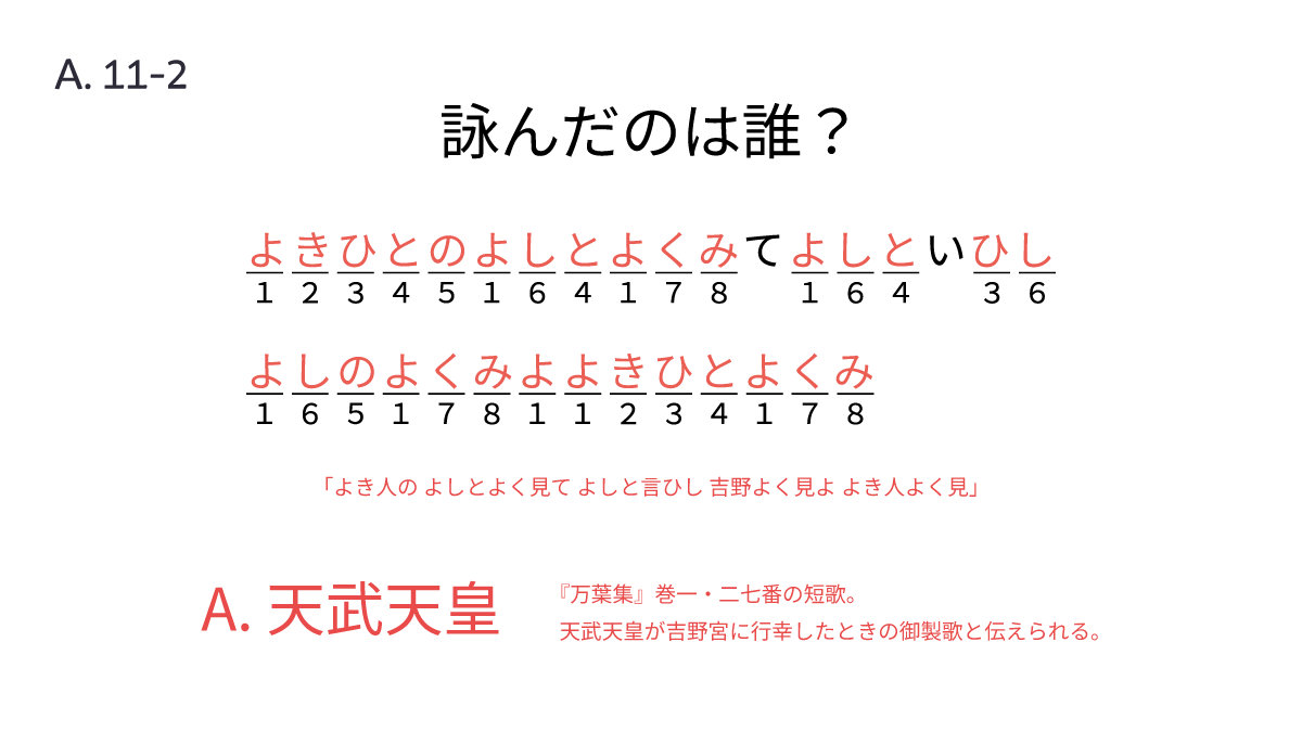 Quurandot's tweet photo. 【#Quurandot Vol.11】の想定解答および主な正解者を発表いたします。 https://t.co/Cmo7gqlhZH