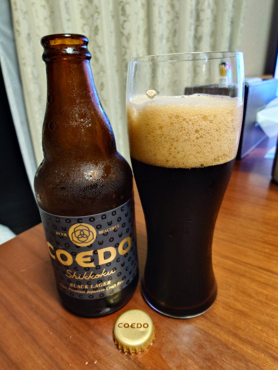aaaheir32x's tweet photo. COEDOの漆黒(しっこく)は芳醇な香りにとても上品で繊細な飲み口がまろやかで、そこに軽やかさが加わり深いコクがあるのに苦味が気にならず飲みやすいです。 https://t.co/zCZH3GnuIi