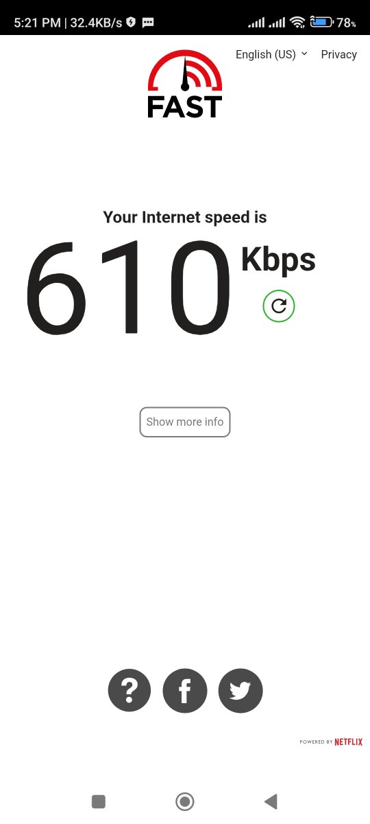 GMKEDIA's tweet photo. @Airtel_Presence @airtelindia This is the speed of 200 mbps speed taken sorry no resolution for complain done and reply to the same. The speed received by us today. https://t.co/SKnyNTZGuz