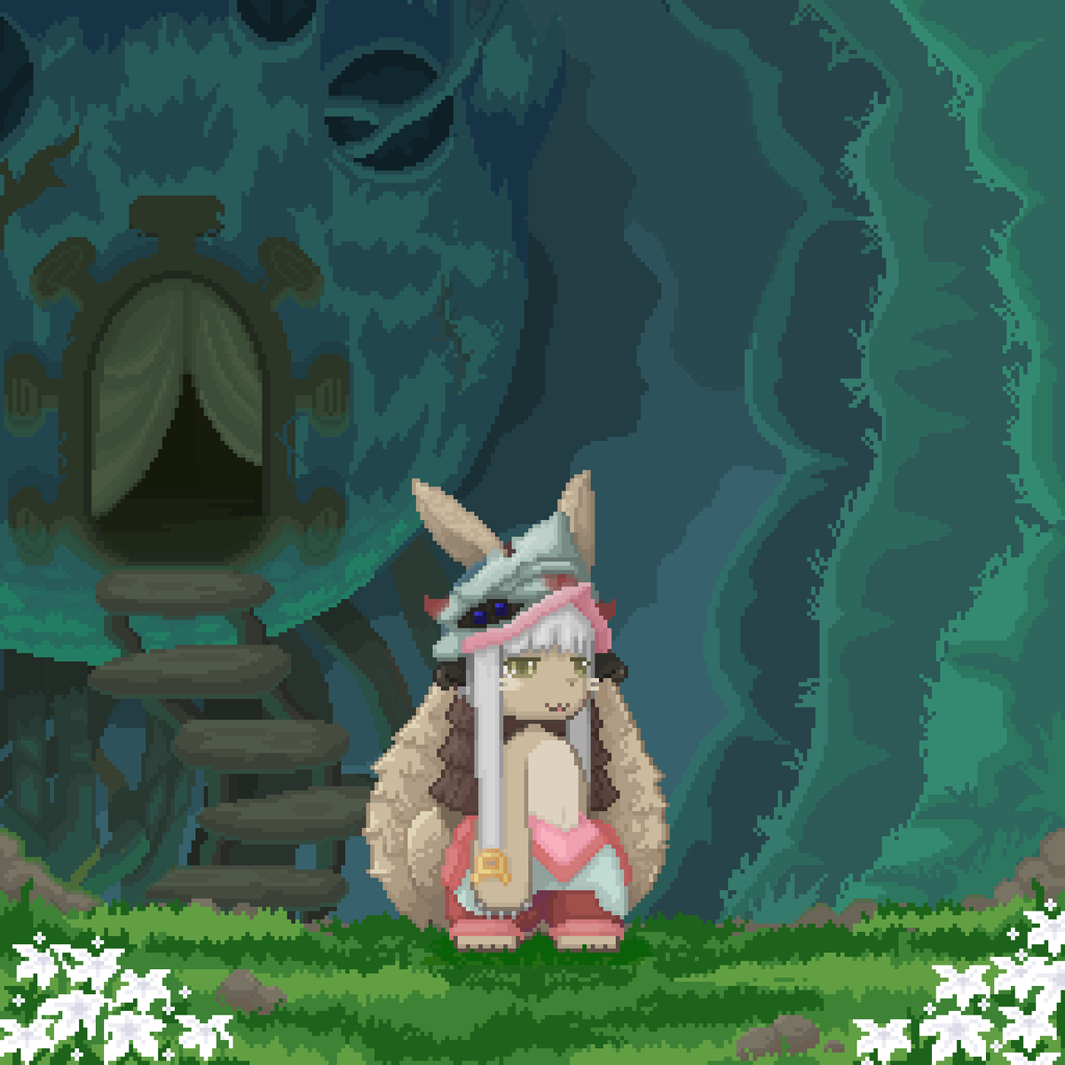 NeonCatStore's tweet photo. Nanachi from Made in Abyss

#pixelart #ドット絵 https://t.co/eeUHxX6nLL