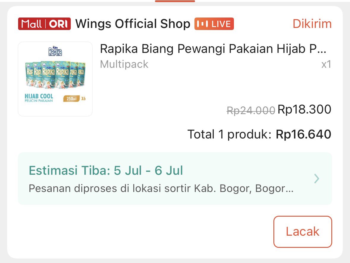 itscoolthings's tweet photo. RAPIKA CUMA 16rb DAPET 6 https://t.co/FSAkU8idmC https://t.co/wBOKnEYCiM