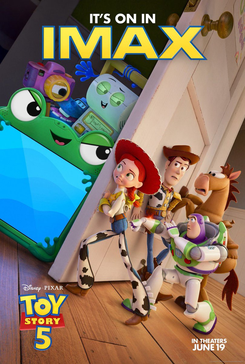 AzTMCIM42's tweet photo. 『トイ・ストーリー5』

メンヘラジェシーの暴走にノレなかったりウッディを無理矢理登場させた製作陣に🙄と思ったけど概ね良かった！

観客がおもちゃ(親)目線になって子どもの成長を見守る物語になっていったのは良いような悪いような…目頭は熱くなったけど何かしっくりこないんだよな↓ https://t.co/23cA2PYXpt