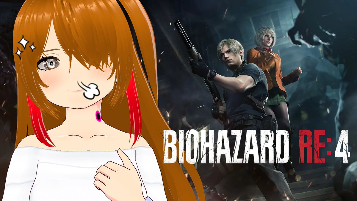 shimonose006's tweet photo. ２２時３０分から！！！！！！

[🔴Biohazard re4 #10]一番強かったボス、ラモンは倒した！待ってろ、かわい子ちゃん！！！[ 霜之瀬ハヅキ ] https://t.co/Z6SZSBZFc0 @YouTubeより 

#霜之瀬ハヅキ 
#バイオ #バイオハザード 
#Biohazard4 
#Biohazardre4 https://t.co/qq2rc7C5Gu
