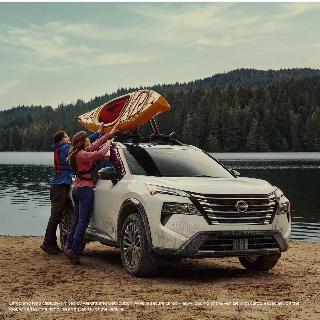 ipacnissan's tweet photo. Long weekend plans look good from here with the 2026 Nissan Rogue. Just add the lake, a kayak, and a little sunshine. ☀️ https://t.co/seJynKArAv