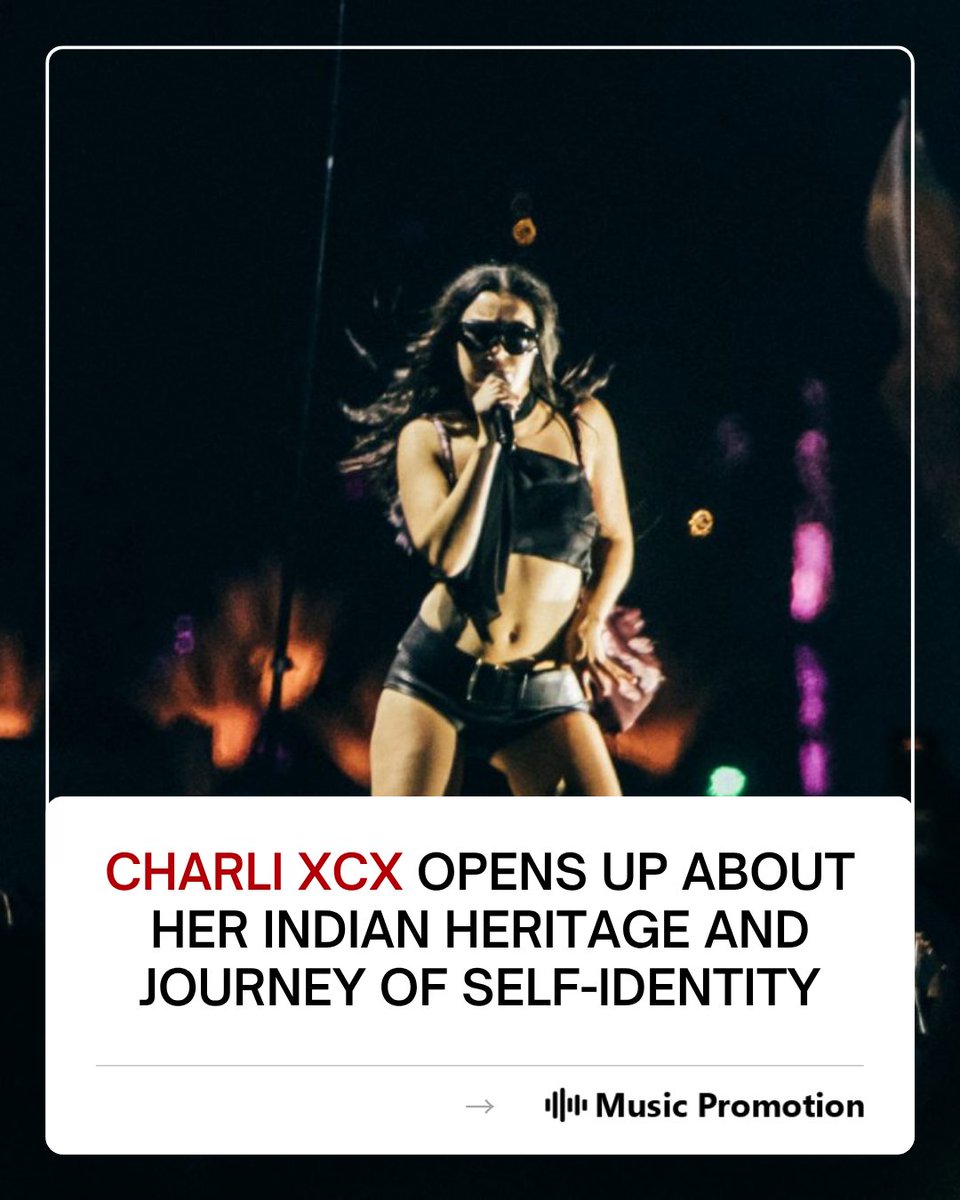 MPCInsights's tweet photo. Charli XCX Shares Personal Reflections on Her Indian Heritage and Cultural Identity
#charlixcx #indianheritage #mixedrace #identity #musicfashionfilm #SS26 #NickyAtNight #newmusic #popmusic #musicnews #entertainmentnews #representation #CulturalIdentity #artistinterview https://t.co/8s2uAdWLnl