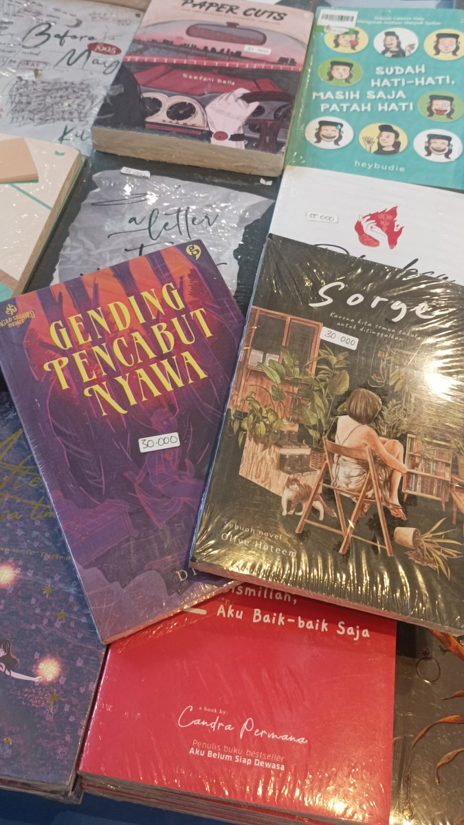 syinchann's tweet photo. Todays dump! Lagi adaa bazaar buku di yogya junction, tergiur bgt tp jadinya cmn beli satu hshshs. And akhirnya me dapat that boneka capit😭👋🏻 https://t.co/23DPGK0vI6