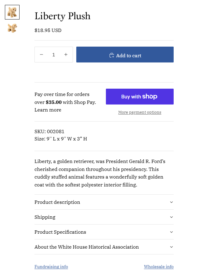 Narra_Creator's tweet photo. The Whitehouse is releasing a OFFICIAL PLUSHIE FOR AMERICA 250??

In honor of America 250, They are releasing a Dog Plushie called Liberty Plush

The Trump Team is going to Try and push this Plushie to Sell it out fast as all July 4th Merch is selling out fast

https://t.co/K4vCSpGMjj
