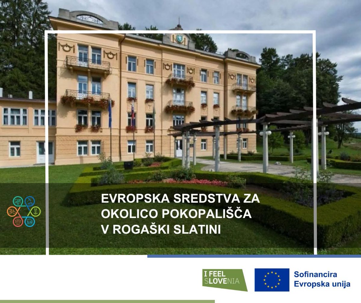mlskrrSI's tweet photo. ✅ @mlskrrSI je odobrilo #EUsredstva za projekt Pokopališče Rogaška Slatina, kjer bo z evropskimi sredstvi urejeno območje širitve pokopališča na Sveti Trojici.
https://t.co/KAQg8LwSuD
Foto: Občina Rogaška Slatina https://t.co/gKXxdmXNA2