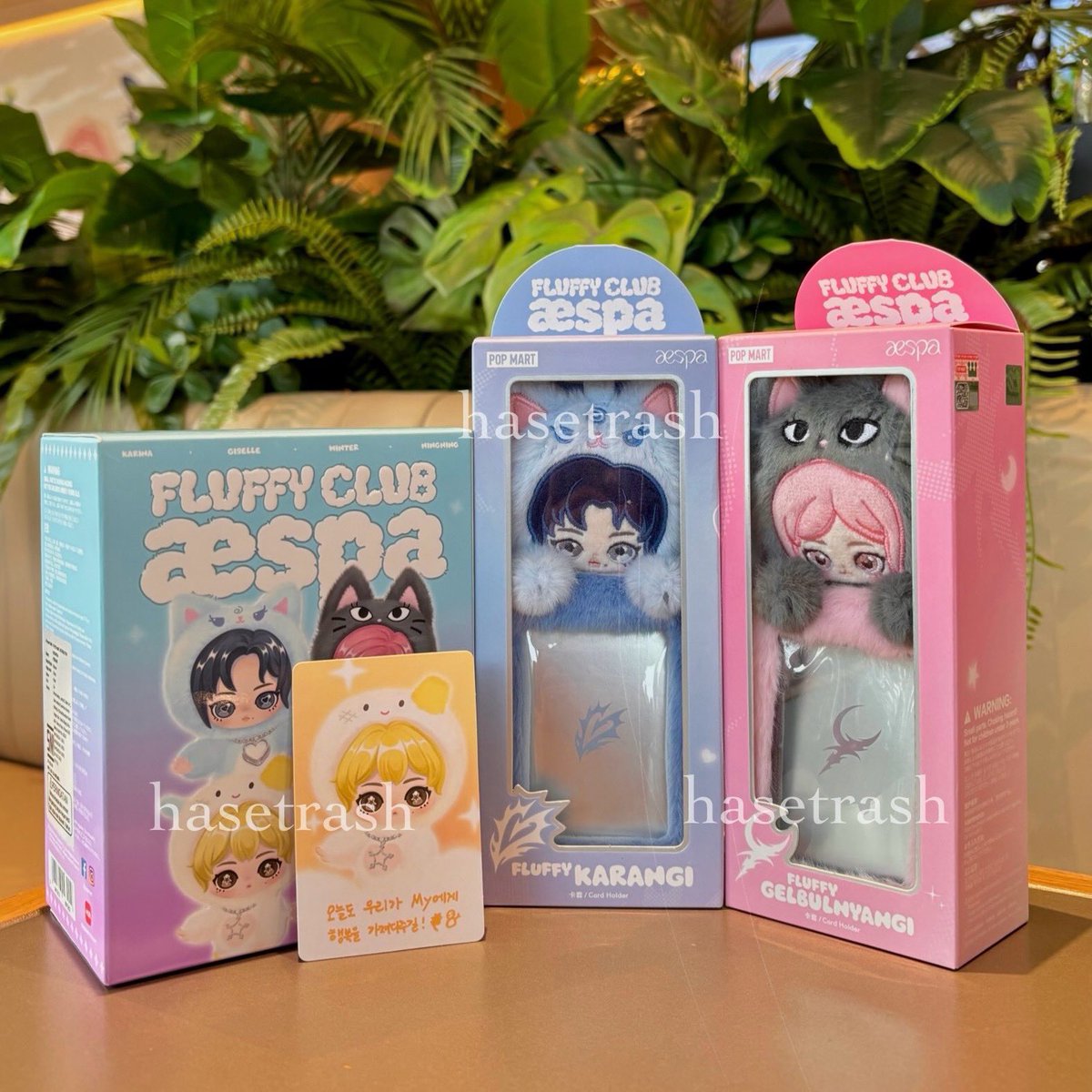 hasetrash's tweet photo. [WTS] Pop Mart x aespa fluffy plush doll pendant &amp; card holder

sealed foil
doll - giselle (349k)
doll - winter (339k)

sealed
cahol - giselle (239k)
cahol - karina  (239k)

t. aab plushie pm jkt official karangie mungtaengi gelbulnyangi rwe mys https://t.co/T01RmcyDXl