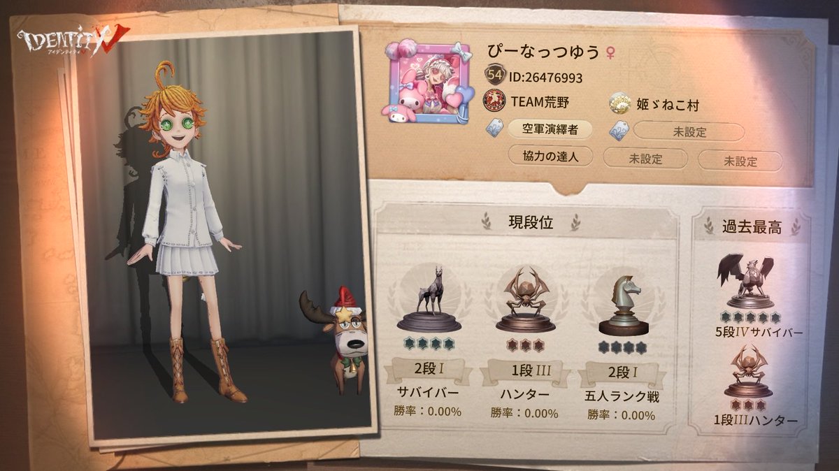 babypeanuts26's tweet photo. 私と一緒に「identityV」で遊ぼう！ https://t.co/mwpKGf5htA