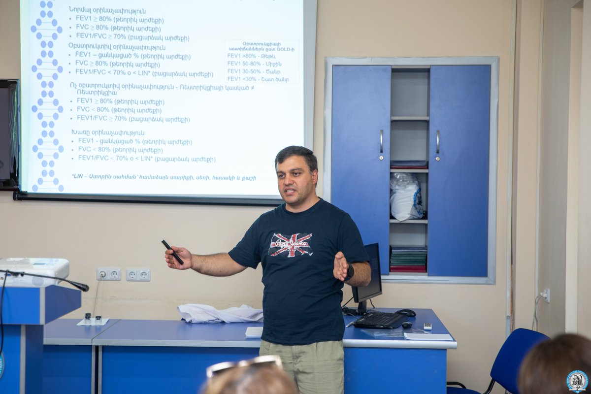 YSMUofficial's tweet photo. 📚The Allergology and Immunology Clinic of the “Heratsi” Hospital Complex and the Department of Clinical Immunology and Allergology of YSMU hosted the participants of the practical training course “Spirometry: Performance and Interpretation of Results”.
🔗https://t.co/O3VWwTfVFk https://t.co/tfCeDIKBHx