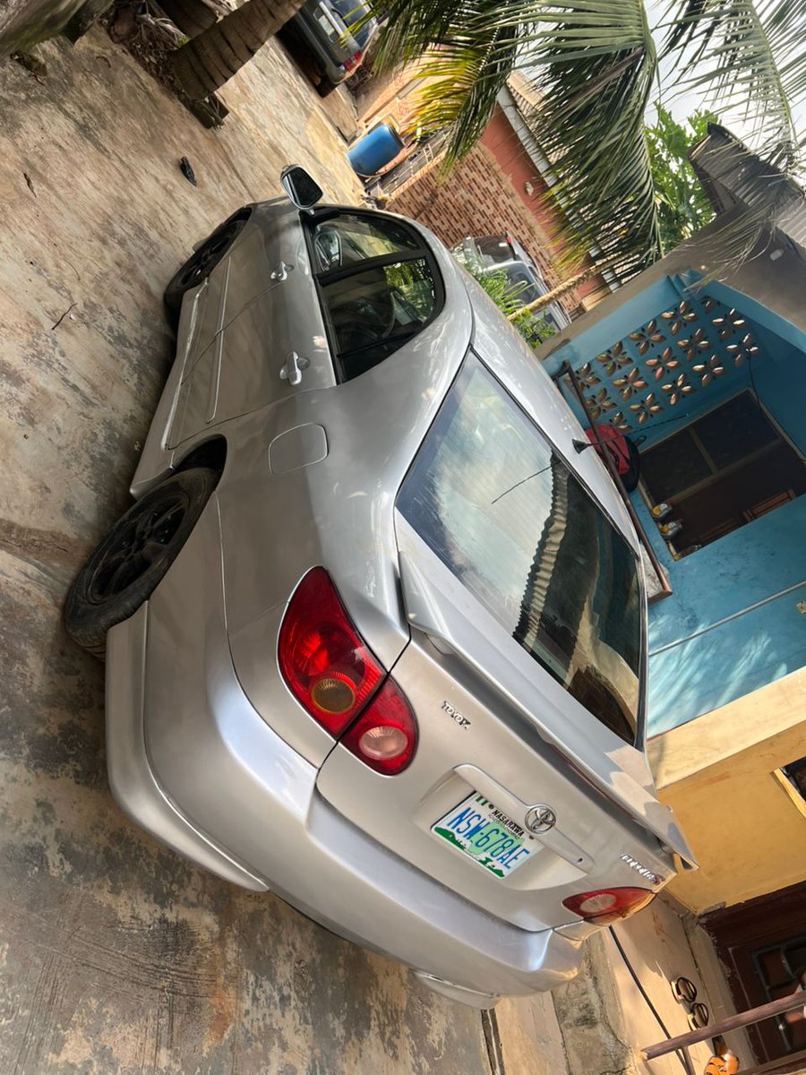 onusancho1's tweet photo. Sharp 2005 Registered Corolla sport
Engine gear ac interior perfect owner needs money now
4.2M Cash 
Location ikorodu agric https://t.co/OtIt9amsPl