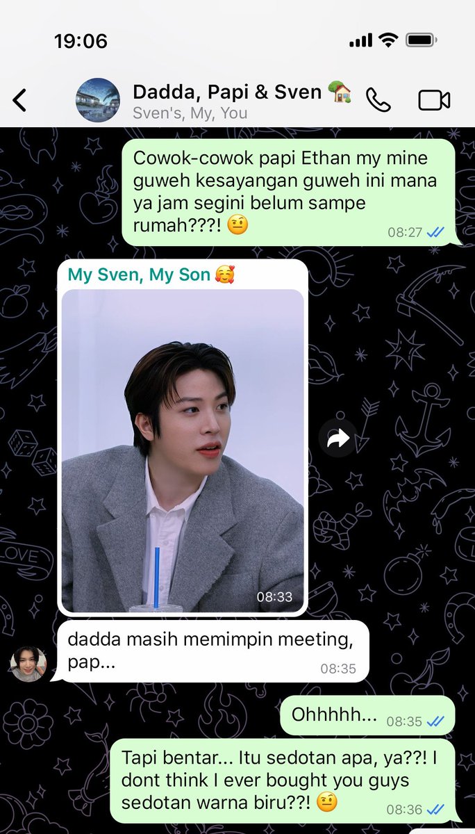 narrateave's tweet photo. kalo si anak tunggal dan pak boss sama-sama kepergok papi ethan 

— hwanharu, two tweets https://t.co/lakQfvtkab
