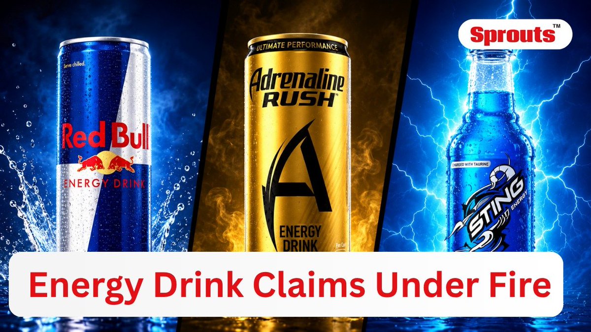 sproutsnews's tweet photo. FSSAI Issues Notices to Red Bull, PepsiCo, Reliance, Sting, Hell and Monster Over ‘Energy Drink’ Labelling Claims

Read the full report:
https://t.co/cSobV1nPv5

The Food Safety and Standards Authority of India (FSSAI) has issued notices to Red Bull Energy Drink, PepsiCo India Holdings, Reliance Consumer Products, Sting Energy Drink, Hell Energy and Monster Energy over the use of the term “energy drink” and alleged misleading branding, labelling and promotional claims.

According to the regulator, India has not notified any specific regulatory standard recognising “energy drinks” as a defined food category under the existing food safety framework.

FSSAI has also questioned several functional and therapeutic claims appearing on product labels and promotional material, stating that such claims may not comply with the Food Safety and Standards Act, 2006, and the applicable regulations unless specifically authorised.
The companies' responses and any further regulatory action remain awaited.

@fssaiindia @MoHFW_INDIA @PIB_India @MIB_India @consumerforum_ @jagograhakjago @PepsiCoIndia @reliancejio @MonsterEnergy @redbullindia @redbull @pepsi @Fssailicense @MOFPI_GOI

#FSSAI #FoodSafety #EnergyDrinks #ConsumerProtection #FoodLabelling #RedBull #PepsiCo #Reliance #MonsterEnergy #Sting #HellEnergy #SproutsNews
