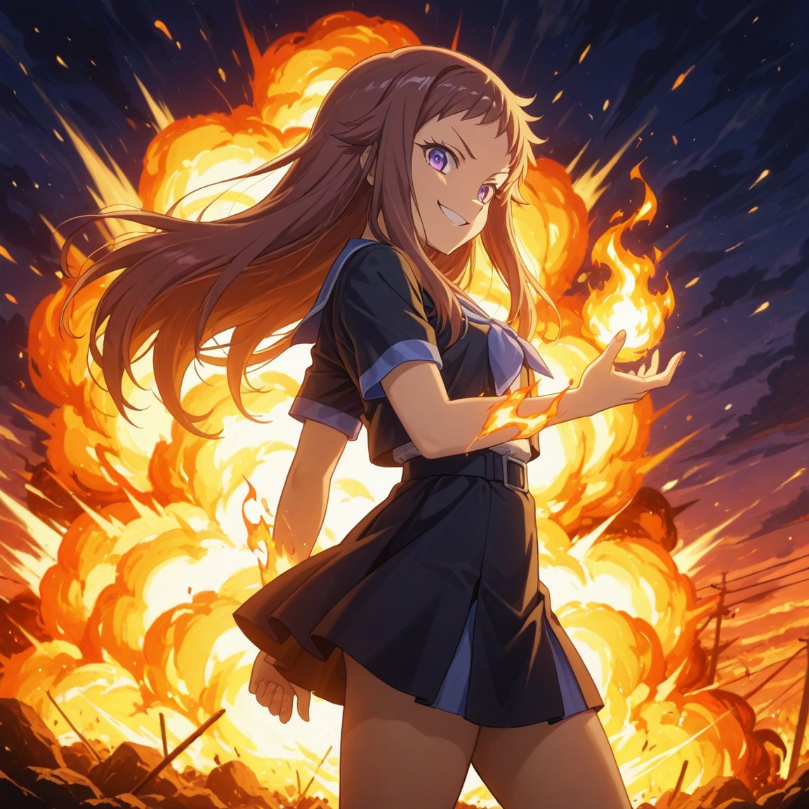 FDUG311573's tweet photo. #AIイラスト
パイロキネシスで爆発を起こす小関麗奈

pyrokinesis,explosion,arson
なかなかいい表情ができた https://t.co/0NPXKsGw6m