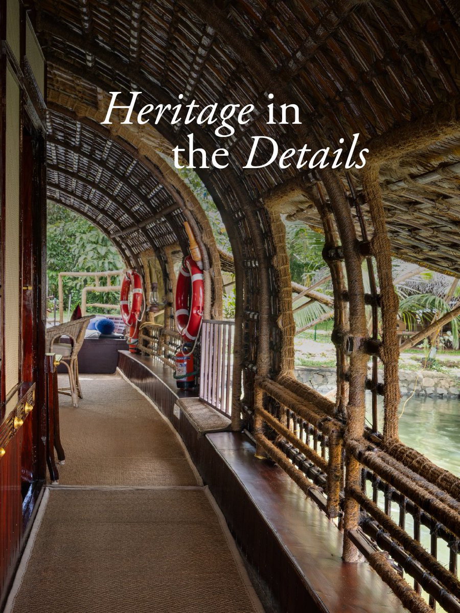 CGH_Earth's tweet photo. At CGH Earth, there is more than meets the eye. 
We invite you to look closer. These aren't simply design elements—they are living traditions,shaped by skilled hands and sustained through time, carrying the knowledge and spirit of the places they belong to.
Follow us to know more https://t.co/fHP9ATlDQT