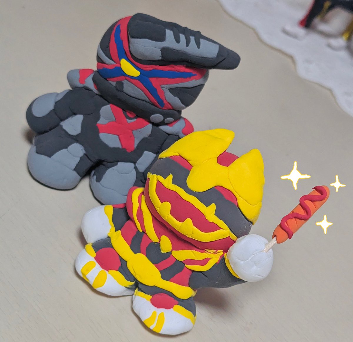 nin3546's tweet photo. なんとなくで粘土をこねている https://t.co/XkEdDsaIHV