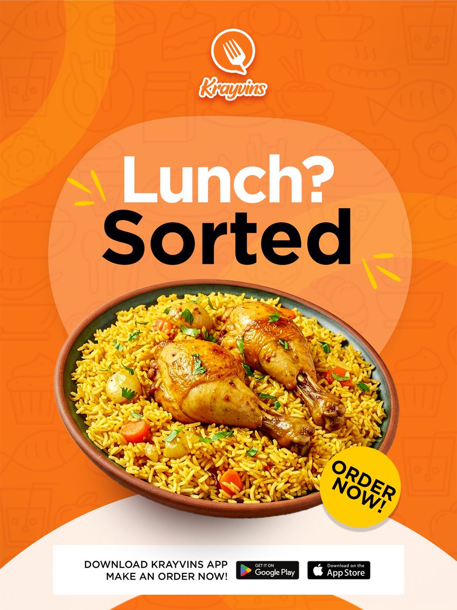 Krayvins's tweet photo. Download the KRAYVINS app, Sign up and Enjoy🍱
#krayvinsapp #abujafoodies #chefsinabuja #foodlovers #abujavendor https://t.co/VJmw5RScEm