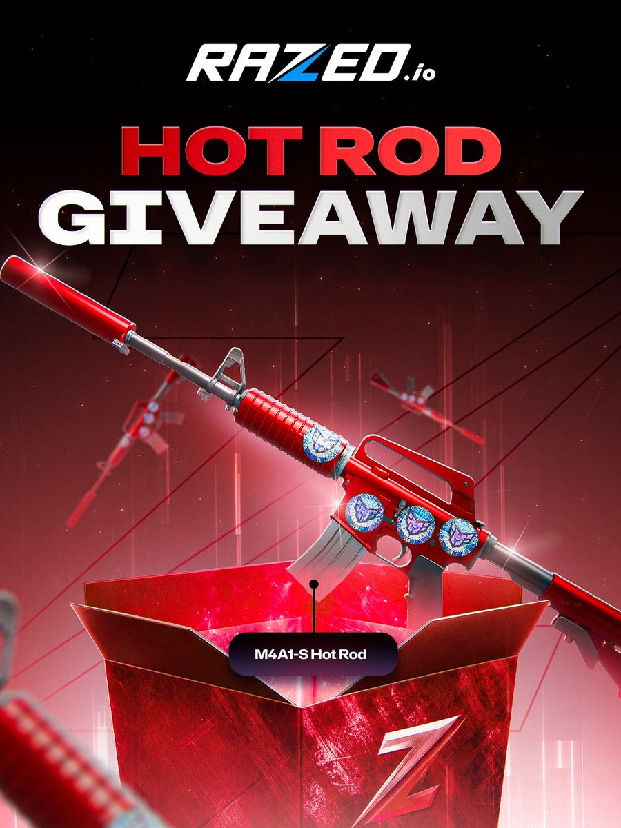 RazedEsport's tweet photo. M4A1-S | Hot Rod giveaway for our case opening site users ‼️

follow @RazedEsport + like this post
comment Razed(.io) username https://t.co/rQVgbH6aO2