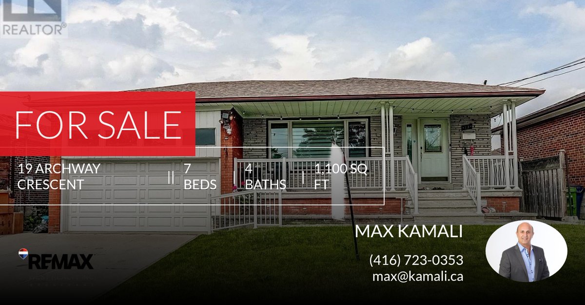 max_kamali's tweet photo. Are you looking for a home in the Toronto (Humbermede) area? If so, check out this listing before it's gone! Give me a call at (416) 723-0353 for more information.

We Are Here To Help, Call Us Now!
MAXimize Team 
416-723-0353 https://t.co/rDH8imFOCV https://t.co/E9u3SpPtW7