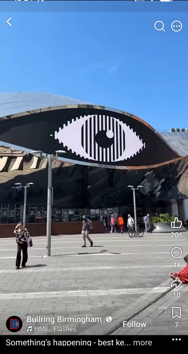 Karl_Downey's tweet photo. The new Big Brother eye was potentially revealed at the Bullring Shopping Centre in Birmingham today. #bbuk #BigBrotherUK https://t.co/lgeuP11jxj