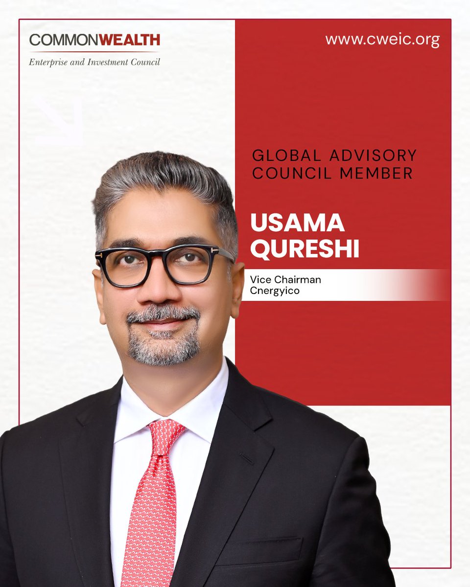 CWEICofficial's tweet photo. Cnergyico joins CWEIC’s Strategic Partner network, with Mr Usama Qureshi, Vice Chairman, appointed to our Global Advisory Council. The company plays a leading role in Pakistan’s downstream energy sector, with major refining, retail and storage infrastructure 🌱

#CWEIC https://t.co/5mB7lkrK5n