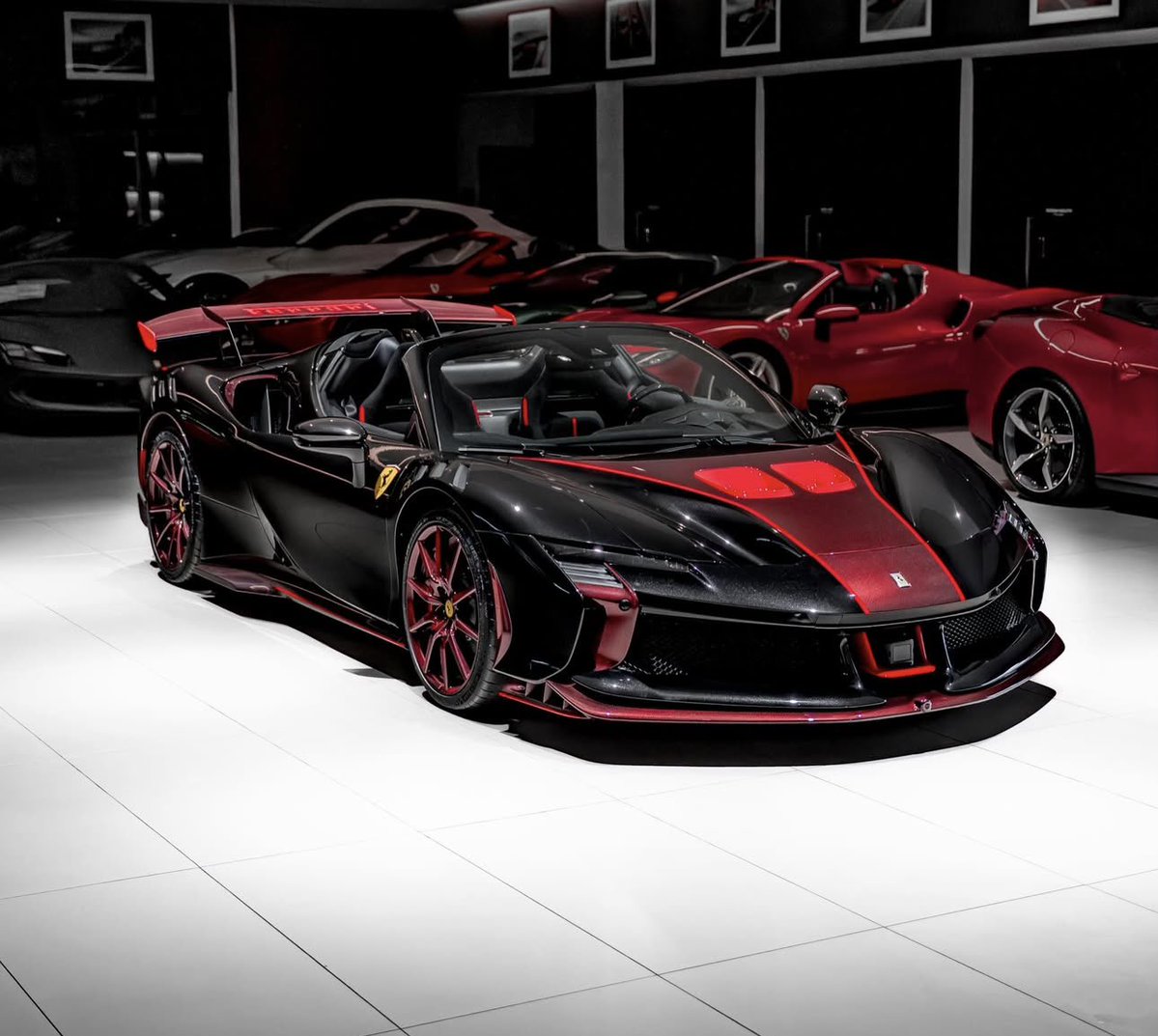 FlawlessSpec's tweet photo. Nero Daytona Ferrari SF90 XX Spider https://t.co/1g8RYBbNJP